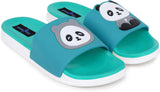 Walking Slippers for girls women Slides Sea Green White